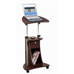   Modern Mobile Chocolate Laptop Computer Desk: Office Products