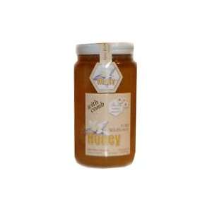 Wildflower Honey with Comb, 1lb(454g)  Grocery & Gourmet 