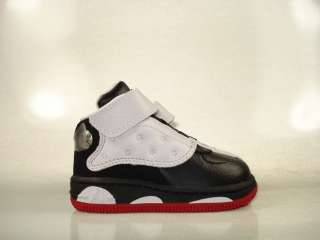 Air Jordan Fusion 13 White Black Red 375474 101 Toddler  