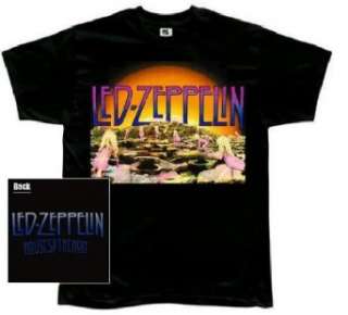  Led Zeppelin Houses of the Holy black t shirt Clothing