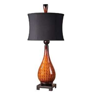  Uttermost 26233 1 Zuma 1 Light Table Lamp in Maple with 