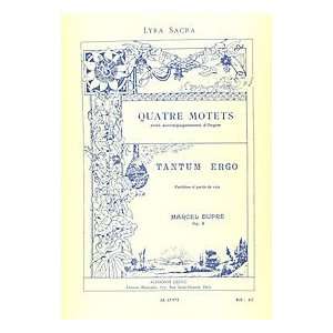  4 Motets, Op. 9 (9790046159756) Books