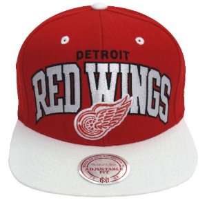   Red Wings Mitchell & Ness Block Snapback Red White: Everything Else