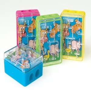  Animal Maze Puzzle Sharpeners: Toys & Games