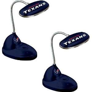  Memory Company Houston Texans LED Desk Lamp   set of 2 