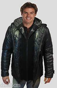 950 ICEBERG Hooded Winter Jacket in Black Sz 50 (40R or M) & 52 (42R 