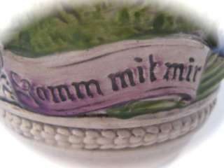 Vintage Handgemalt German Lidded Beer Stein Mug Collectible DBGM 
