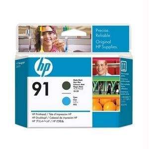  Top Quality By HP No.91 Matte Black and Cyan Printhead 