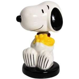  Peanuts Snoopy Hugging Woodstock Football Mini Bobble 