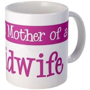  Proud Mother of Midwife Name Mug by  Kitchen 