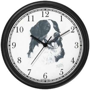 Bernese Mountain Dog (MS) Wall Clock by WatchBuddy Timepieces (Hunter 