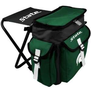 Michigan State Spartans Black Insulated Cooler Chair