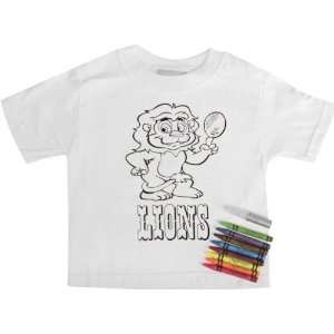  Detroit Lions Kids 4 7 MagiCrayon Coloring Tee Shirt Set 