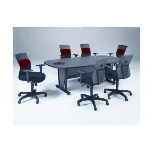   Conference Table with 6 Executive Office Chairs