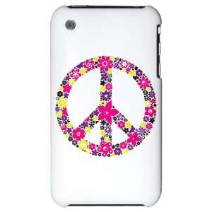 iPhone 3G Hard Case Flowered Peace Symbol PYP Everything 