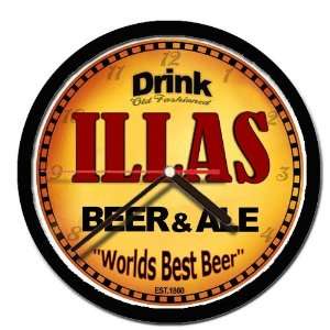  ILLAS beer and ale cerveza wall clock 