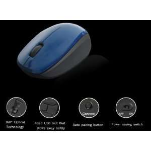  Wireless 3d Optical Mouse for PC & Notebook 1600 DPI 