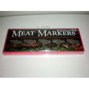 Steel Meat Markers [Rare, Medium Rare, Medium, Medium Well, Well Done 