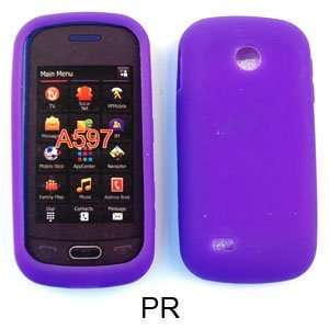  Samsung Eternity 2 A597 Light Purple Silicone Gel Cover 