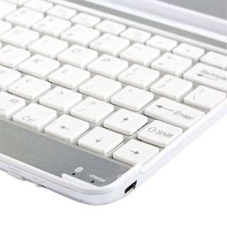   Bluetooth Wireless Keyboard Dock Front Case w/Back Cover for iPad 2