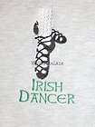 Irish Dance Dancer Dancing Sweatshirt shows Ghillies Poodle Socks 