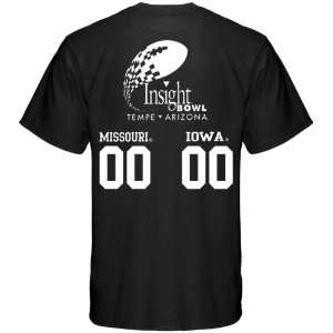  Black 2010 Insight Bowl Champions Score T shirt