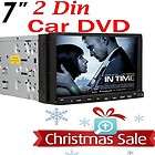 inch Touch Screen DVD/CD/SD/USB Car Player FM/AM Radio ISO 2 Din USA