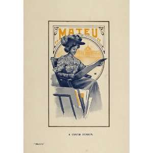   Victorian Woman Mateu Cover Design   Original Print