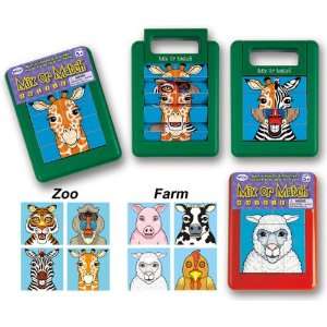  Mix or Match Puzzle Farm: Toys & Games