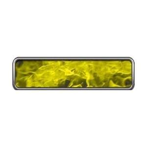 Reflective Inferno Yellow Helmet Marker 1 h by 4 w 