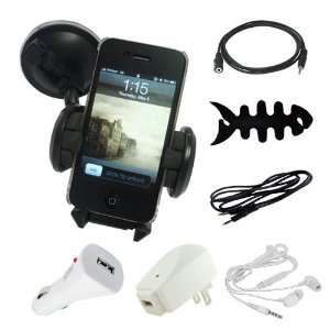   Car Holder USB Chargers Headphone for Apple ipod Touch 2G 3G 4G Gen