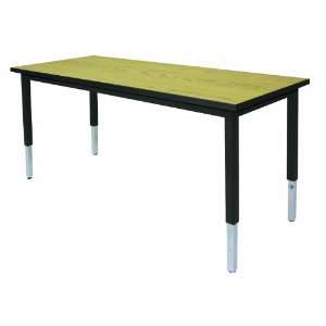  Ironwood Adjustable Height Rectangle Table w/Welded Frame 