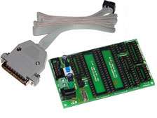 Simple ATMEL AVR ISP programmer + AVR DIP board module  