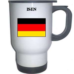  Germany   ISEN White Stainless Steel Mug Everything 