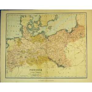 Map Russia North Germany Baltic North Sea Europe:  Home 