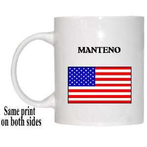  US Flag   Manteno, Illinois (IL) Mug 