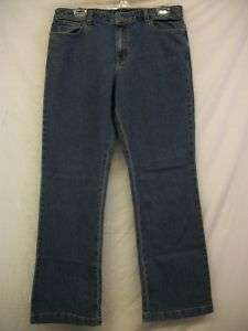 New Womens STYLE & CO 5 Pocket Stretch Blue Jeans 14  