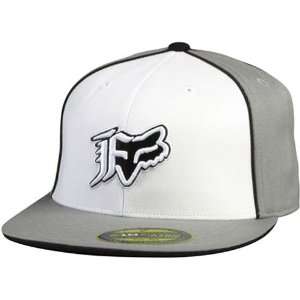  Fox Racing Crossroads Mens Fitted Casual Hat   Grey 