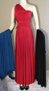 ELAN Jersey Convertible Wrap FULL Gown LENGTH Dress OS  
