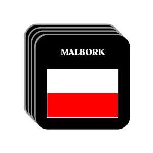  Poland   MALBORK Set of 4 Mini Mousepad Coasters 