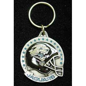 Jacksonville Jaguars Team Helmet Key Ring:  Sports 