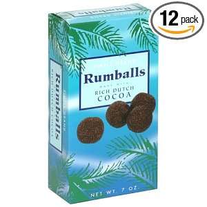 Jaka Simply Grand Chocolate Rumballs, 7 Ounce Boxes (Pack of 12 