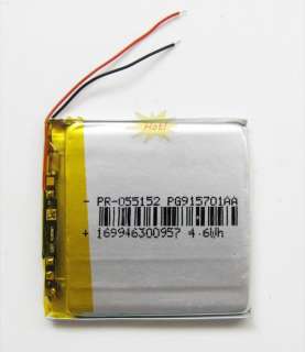 7V 1400mAh Lithium Polymer Battery Li Po For Mp3 GPS  