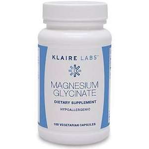  Magnesium Glycinate 100 mg 100 Vegetable Capsules Health 