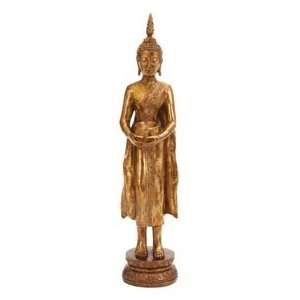  32 Gold Buddha Meditating Statue Sculpture: Home 