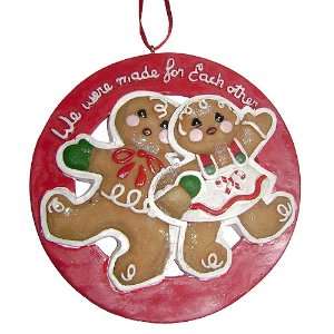 We Were Made For Each Other Gingerbread Christmas Ornament #W30269 