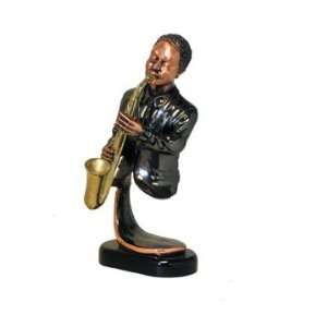 Jazz Sax Player Sculpture 