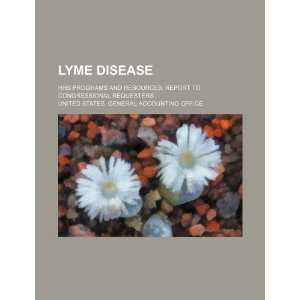 Lyme disease HHS programs and resources report to congressional 