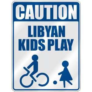   CAUTION LIBYAN KIDS PLAY  PARKING SIGN LIBYA: Home 