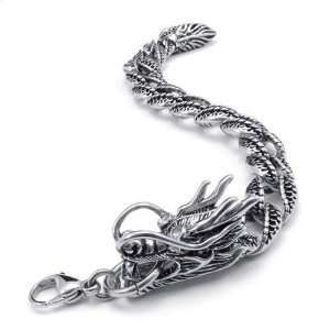  Stainless Steel Dragon Bracelet Jewelry